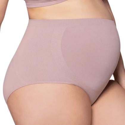 Imagem de Kit Com 3 Calcinhas Cinta Sem Costura Para Gestante Grávida Loba Lupo