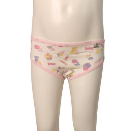 Imagem de Kit Com 3 Calcinhas Infantil De Algodão Miss DelRio