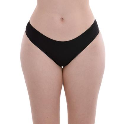 Imagem de Kit com 3 Calcinhas tanga cintura intermediaria de Cotton DelRio