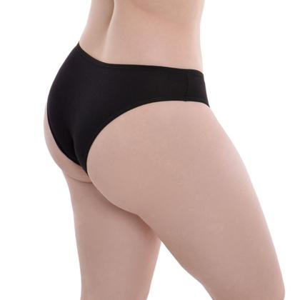 Imagem de Kit com 3 Calcinhas tanga cintura intermediaria de Cotton DelRio