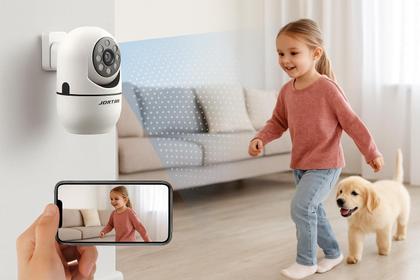 Imagem de Kit Com 3 Câmeras De Segurança Jortan Wi-fi Interna Hd 360