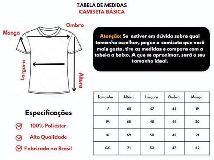 Imagem de Kit Com 3 Camiseta 100% Poliéster Masculina - Colors