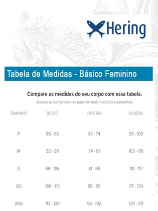 Imagem de Kit com 3 Camisetas Feminina Hering 4fv4