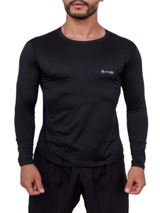 Imagem de Kit Com 3 Camisetas Lisa Manga Longa Com Proteção UV