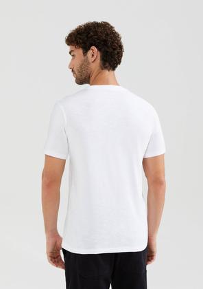 Imagem de Kit Com 3 Camisetas Masculinas Básicas Slim Gola V