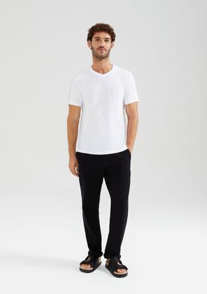 Imagem de Kit Com 3 Camisetas Masculinas Básicas Slim Gola V