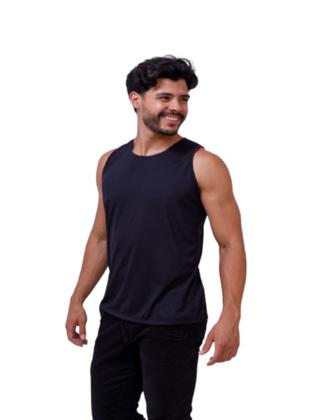 Imagem de Kit Com 3 Camisetas Regatas Masculina 100% Poliéster