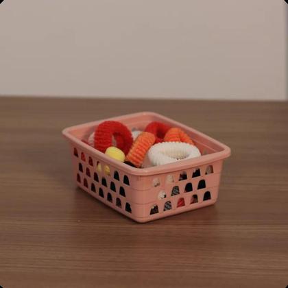 Imagem de Kit com 3 Cesto Organizador Multiuso Retangular P