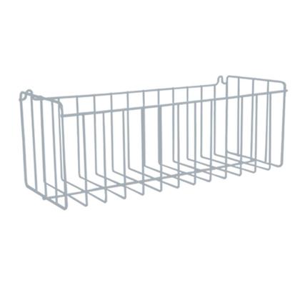 Imagem de Kit Com 3 Cestos Aramado De Parede Lavanderia Cozinha N3 Branco