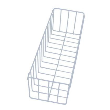 Imagem de Kit Com 3 Cestos Aramado De Parede Lavanderia Cozinha N3 Branco