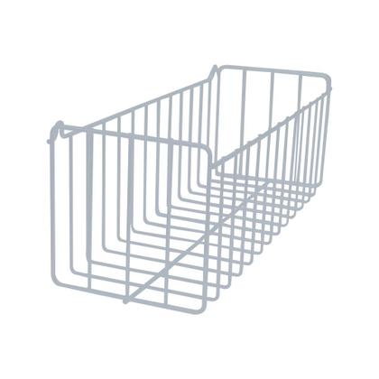 Imagem de Kit Com 3 Cestos Aramado De Parede Lavanderia Cozinha N3 Branco