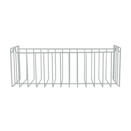 Imagem de Kit Com 3 Cestos Aramado De Parede Lavanderia Cozinha N3 Branco