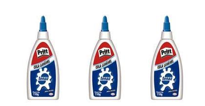 Imagem de Kit com 3 - Cola Pritt Tenaz Laváel 110g