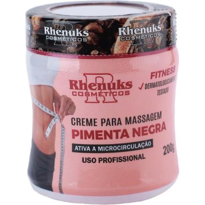 Imagem de Kit com 3 Creme Pimenta Negra Elimina Estrias e Celulites