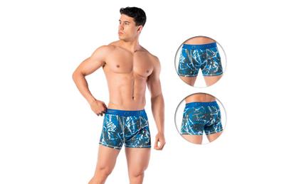 Imagem de Kit  Com 3 Cueca Boxer  Microfibra Estampada Aquila Sortido