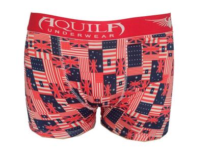 Imagem de Kit  Com 3 Cueca Boxer  Microfibra Estampada Aquila Sortido