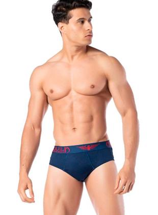 Imagem de Kit Com 3 Cuecas Masculina Slip Elastico Exposto Microfibra