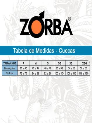 Imagem de Kit com 3 Cuecas Slip Zorba com Abertura 172 Plus Size