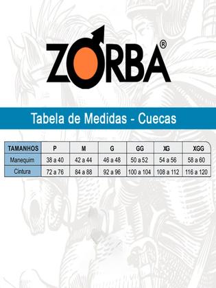 Imagem de Kit com 3 Cuecas Slip Zorba com Abertura 172