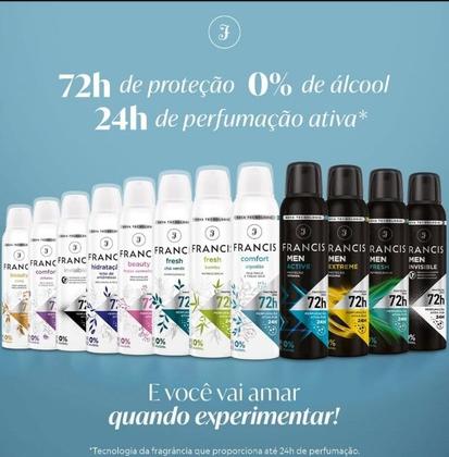 Imagem de Kit com 3 Desodorante Roll On Francis Leite De Amêndoas 50ml