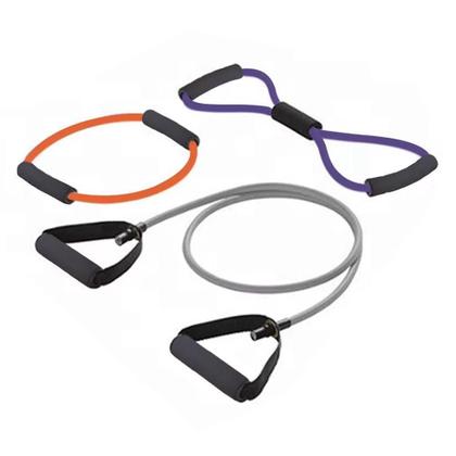 Imagem de Kit Com 3 Elásticos Extensores Ginástica Fitness Liveup 3211