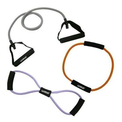 Imagem de Kit Com 3 Elásticos Extensores Ginástica Fitness Liveup 3211