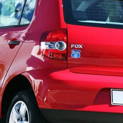 Imagem de Kit Com 3 Emblemas Route Fox Space Fox Adesivo Volkswagen