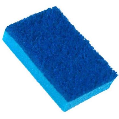 Imagem de Kit com 3 Esponja Azul Nao Risca Limpeza Delicada SCOTCH-BRITE