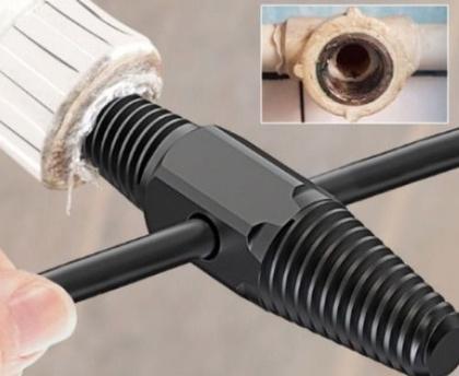 Imagem de Kit Com 3 Extrator De Cano Quebrado Com Duas Pontas 1/2 Polegada E 3/4