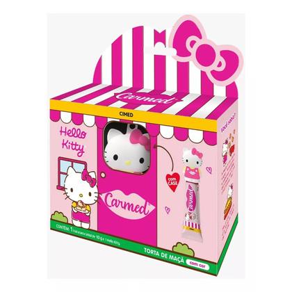 Imagem de Kit com 3 Hidratante Labial Carmed Hello Kitty Torta de Maçã