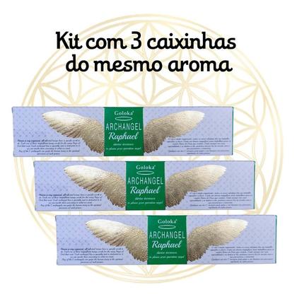 Imagem de KIT Com 3 Incensos Indiano Goloka Vareta Linha Arcanjos