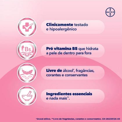 Imagem de Kit com 3 Lenços Umedecidos Biodegradável 48un Cada Bepantol