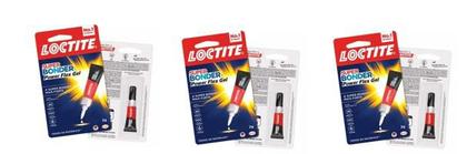 Imagem de kit com 3 - Loctite Super Bonder Flexivel 2g