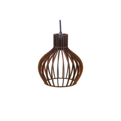 Imagem de Kit com 3 Lustres de Teto/Luminária de MDF PP para todos os ambientes