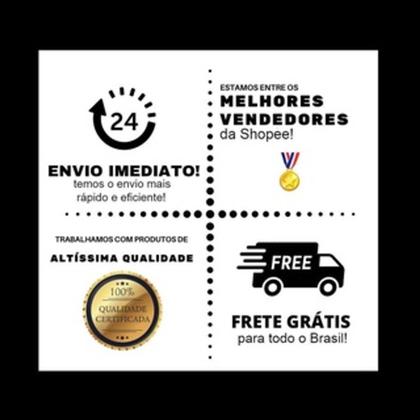 Imagem de Kit com 3 Lustres de Teto/Luminária de MDF PP para todos os ambientes