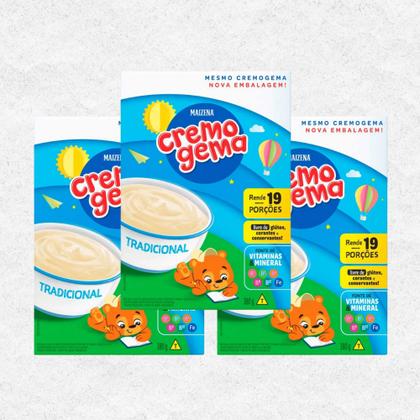 Imagem de Kit Com 3 Maizena Cremogema Tradicional 380g