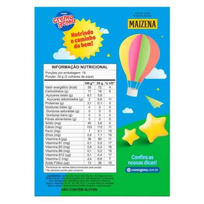 Imagem de Kit Com 3 Maizena Cremogema Tradicional 380g