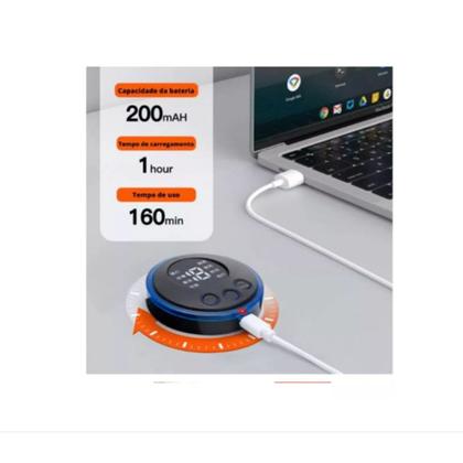 Imagem de Kit Com 3 Massageador Portátil Recarregável Dor Pernas Pescoço Coluna