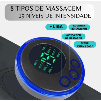Imagem de Kit Com 3 Massageador Portátil Recarregável Dor Pernas Pescoço Coluna