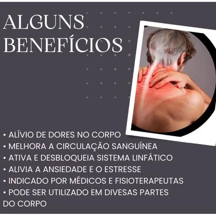 Imagem de Kit Com 3 Massageador Portátil Recarregável Dor Pernas Pescoço Coluna