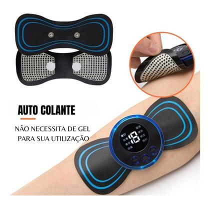 Imagem de Kit Com 3 Massageador Portátil Recarregável Dor Pernas Pescoço Coluna