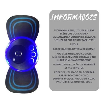 Imagem de Kit Com 3 Massageador Portátil Recarregável Dor Pernas Pescoço Coluna