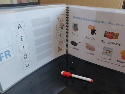 Imagem de Kit COM 3 Materiais para Estímulo Pedagógico Alfabetização para crianças educativo plastificado