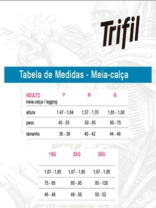 Imagem de Kit com 3 Meias Calças Fio 20 Europeu Trifil 6308 G Colorido