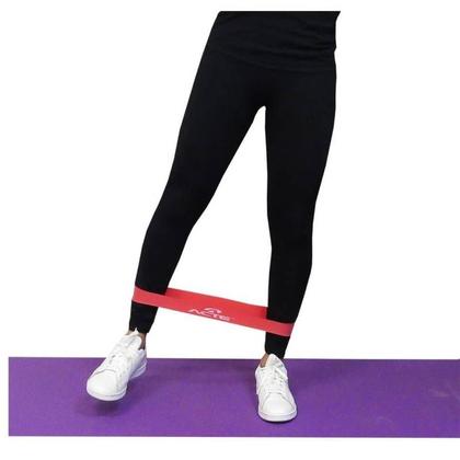 Imagem de Kit com 3 Mini Band + 3 Faixas Elásticas Leve Médio e Forte