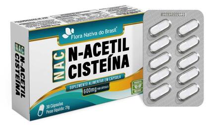 Imagem de Kit com 3 N@c N - Acetilcisteín@ 600mg 30 Caps - Flora Nativa