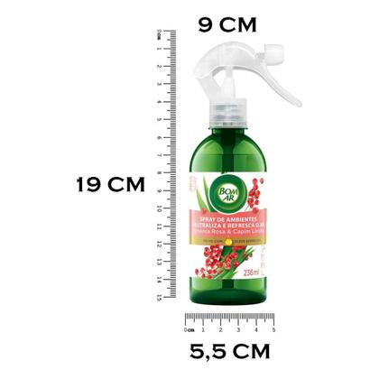 Imagem de Kit com 3 Neutralizadores Bom Ar Pimenta Rosa Capim Limão