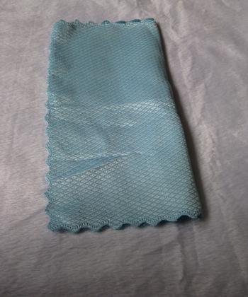 Imagem de Kit com 3 panos de microfibra multiuso escama de peixe 25 cm x 25 cm