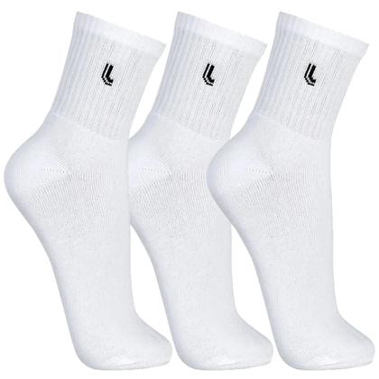 Imagem de Kit Com 3 Pares Meia Lupo Cano Médio Walk Sport