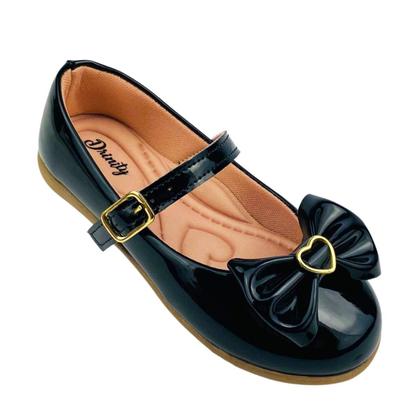 Imagem de Kit Com 3 Pares Sapatilha Infantil Menina Boneca Verniz Confortável SPT-500